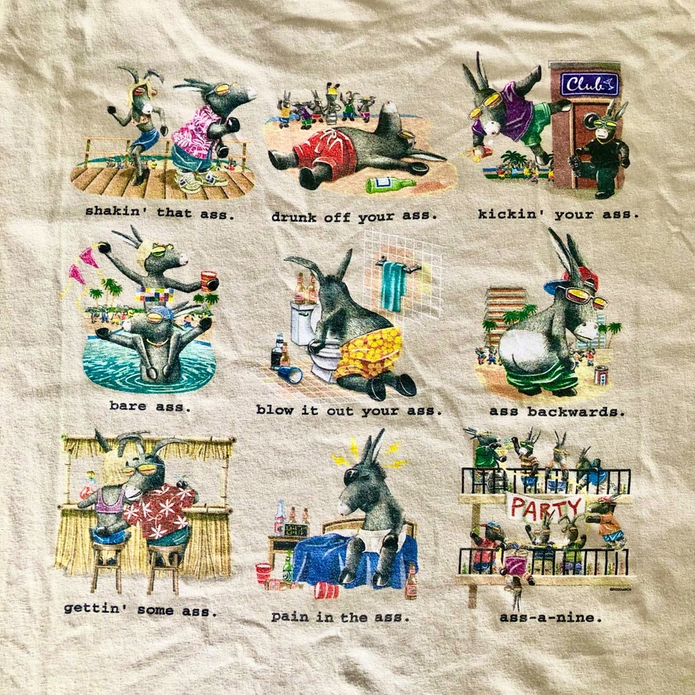 💢 SOLD💢 FUNNY JACKASS SAYINGS LIKE NEW 💢 SOLD💢